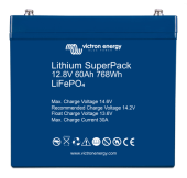 Victron Energy BAT512060705 - Lithium SuperPack 12.8V/60Ah (M6)