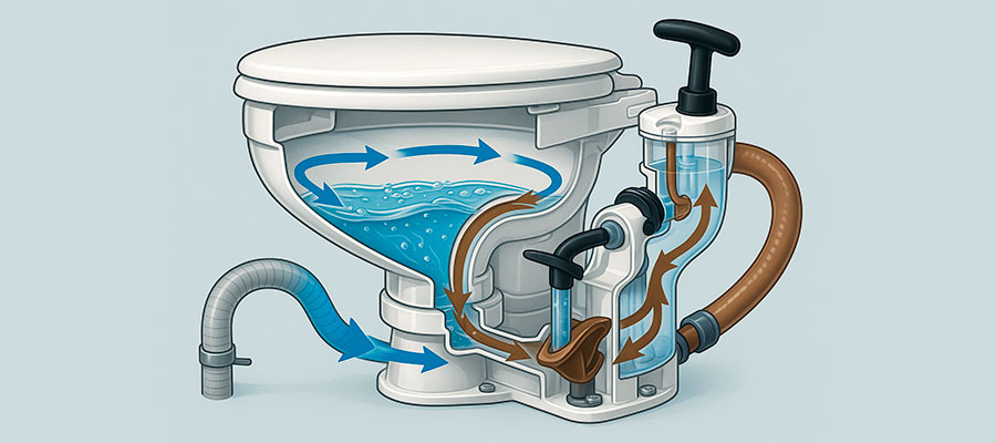 How Does a Jabsco Marine Toilet Work?