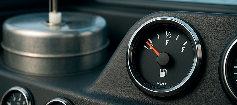 How does a VDO Fuel Gauge work
