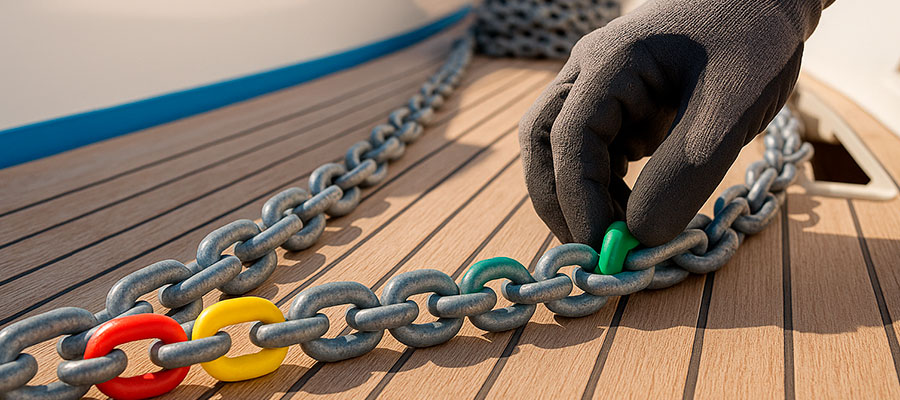 How to Insert Osculati Chain Markers?