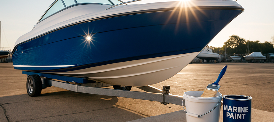 How to Paint a Fiberglass Boat How to Paint a Fiberglass Boat