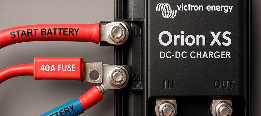How to Set Up Victron DC to DC Charger