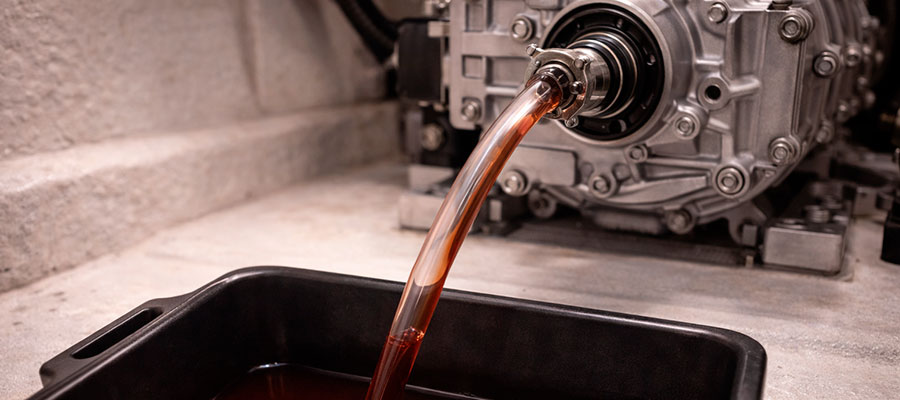 How to change marine ZF transmission fluid?