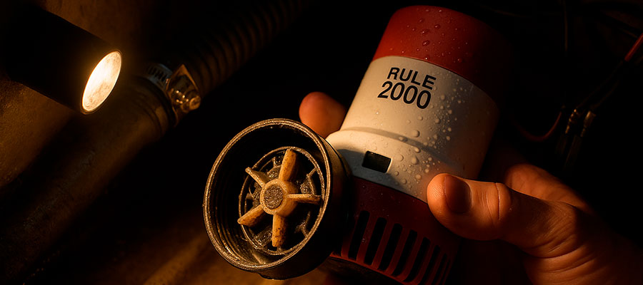 How to clean a Rule bilge pump? How to clean a Rule bilge pump?