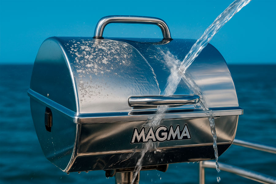 How to clean a magma grill