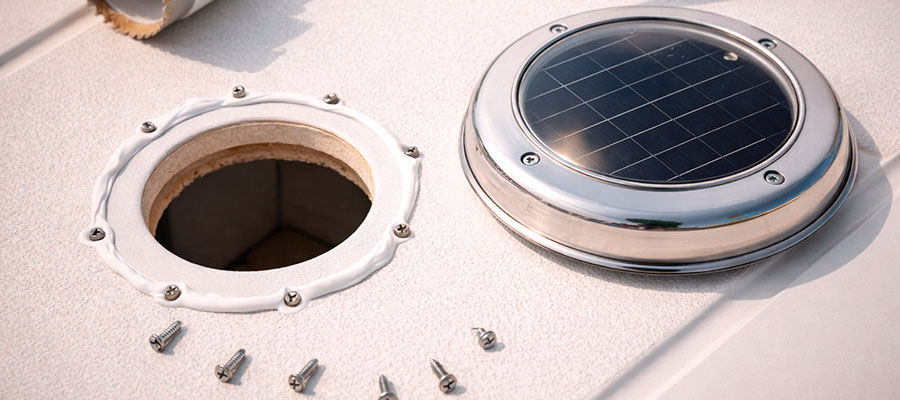 How to install Marinco solar vent? How to install Marinco solar vent?