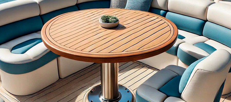 How to Install a Table on a Pontoon Boat