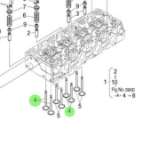Nanni Diesel 970314814 - Intake Valve for N4 Series Engines