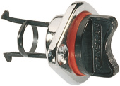Ronstan RF737 Plastic Drain Plug with Chrome Brass Housing, 15/16" Hole