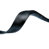 Black Polyester Braided Sleeving 20 mm 50 m