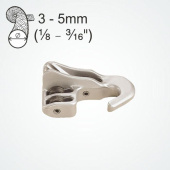 Clamcleat CL248 Cleat with Hook and 3 Sheaves for 3–5 mm Rope