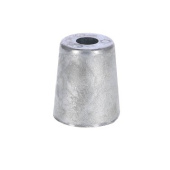 Super Marine Zinc Hexagonal Shaft End Anode Radice Ø35