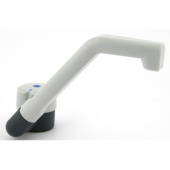 Reich Water Tap De Luxe, Small Knob - Grey, Borehole Ø 16 mm