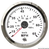 Osculati 27.327.08 - Pitot Speedometer 0-35 MPH White/Glossy