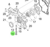 Nanni Diesel 970310789 - Timing Gear Case Plug for N4 and TDI Engines