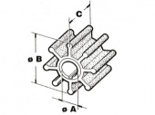 Osculati 16.194.64 - Water-cooled pump turbine GX 182