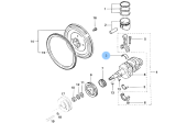 Vetus STM1423 - Bearing Set 0.5 O