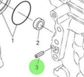 Nanni Diesel 970312964 - Spring Pin for Oil Cooler