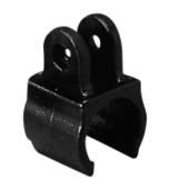 Nuova Rade 35002 - Mounting Clip 10mm for Bimini-Top, Ø25mm Tube, Black
