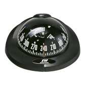 Plastimo 63857 - Compass Offshore 75 Flush, Black, Black Card, Zone ABC