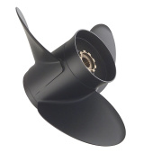 Quicksilver QA1912X Black Diamond Aluminium Propeller - 3X 15 X17 RH