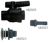 Allpa Plastic Outlet Skin Fitting 3/4" For Drinking Water Tank