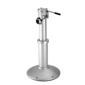 Barka Table Leg, 12V, 2-Stage, Flush-Mounted 180-695mm