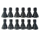 Flojet 21000233B - Poly Tube Fitting For 5100 And G Series Pumps - 1/4in., 12 pcs