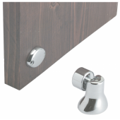 Foresti & Suardi Brass Door Catch Chromed Brass