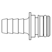 Jabsco 1877K-2222S - 1/2'' Hose Barb Grommet Kit for Hotshot Pumps