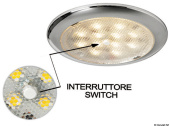 Osculati 13.442.26 - Procion LED Golden Ceiling Light Recessless Switch