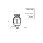 VDO 360-081-030-097C - Pressure Sender 0-5 Bar - M14