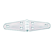 Nuova Rade 43673 - Polyamide Plastic Hinge, Double Oval White, 135x40mm, 270°