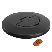 Roca 422943 - Deck Filler Lid + Handle Waste Water, Stainless Steel 316 Black HBO
