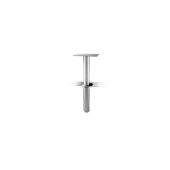 Barka Table Leg, 12V, 1 Stage, Flush-Mounted 75-725mm
