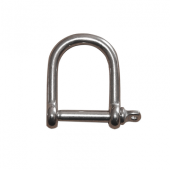  S.S AISI 316 Extra Large D Shackles 8 mm