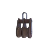 Barton T02210 – Tuphblox Double Bow Block 35mm, Plain Bearing, 2x Ø35mm Sheaves, Max Rope 12mm