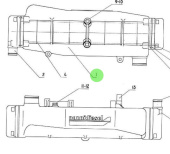 Nanni Diesel 970310747 - Intercooler Heat Exchanger Housing for Marine Engines