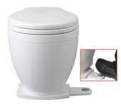Jabsco 58500-0012 - Lite Flush Electric Toilet 12V With Foot Switch