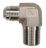 Parker 1317022669 90° -8 Flare × 1/2" MPT Angle Fitting Stainless Steel