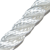 More Marine 063120WI 3-Strands PPM 20mm White