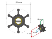 Albin 06-01-005 - Premium Impeller Kit