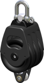 Antal 00606 - Aluminum Block Series OPF-60, Ball Bearing, Triple Sheave Block + Becket
