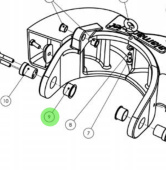 Alamarin Jet H0404 - Plastic Bearing for Jet-230 and Jet-245 Reversing Systems