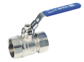 Osculati Full Passage Locking Ball Valve, Chromed Brass, ISO 8099, 1-1/4" to 1-1/2"