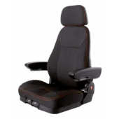 Strauss Helm Chair Black Fabric