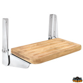 Trem L3150300 - Foldable Footrest Board Wood and AISI 316