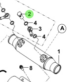 Bukh 31942-72000 - Eye Bolt for S270J Oil Cooler