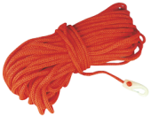 Allpa Hollow Floating Braided Rescue Rope Ø8 mm x 30 m Orange with Nylon Snap Hook