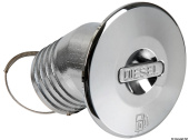 Osculati 20.667.11 - Chromed Brass DIESEL 30° Angled Deck Plug 50 mm